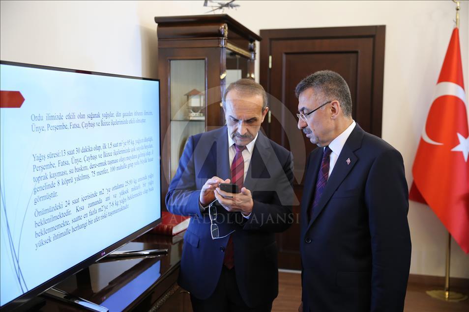 Cumhurbaşkanı Yardımcısı Fuat Oktay Ordu'da