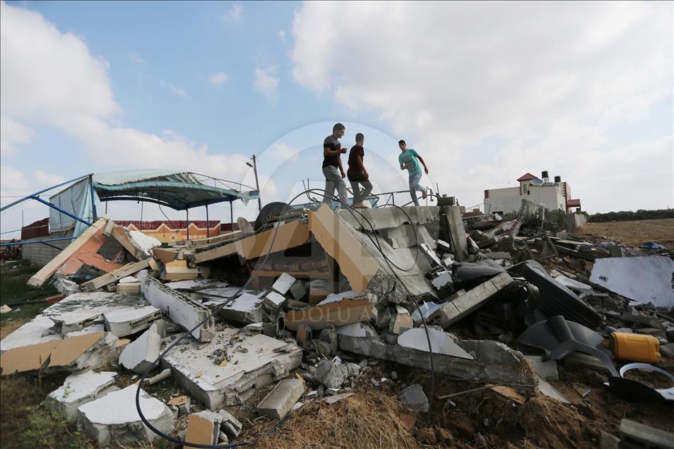 İsrail'in Gazze'ye yönelik hava saldırıları
