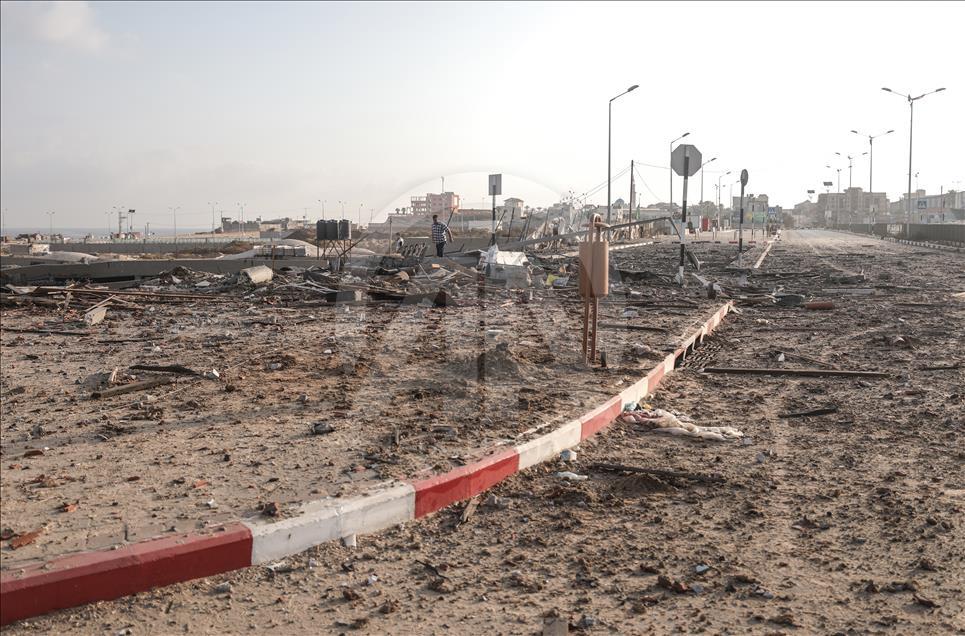 Israeli army carried out airstrikes on Gaza