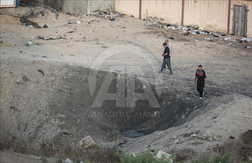 Israeli army carried out airstrikes on Gaza