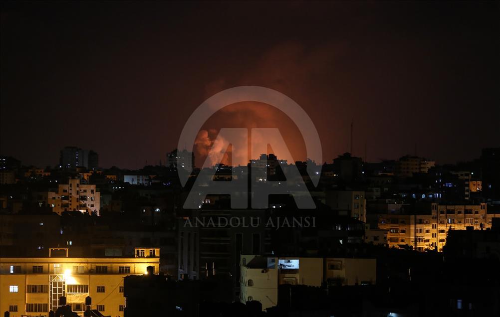 İsrail'den Gazze'ye hava saldırısı
