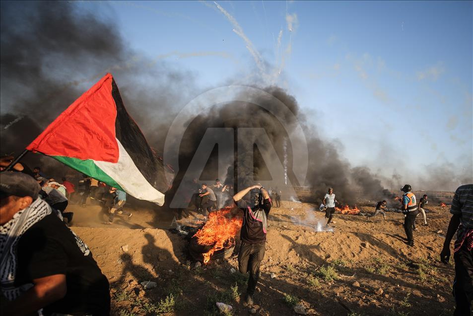 Gazze'deki Büyük Dönüş Yürüyüşü gösterileri devam ediyor