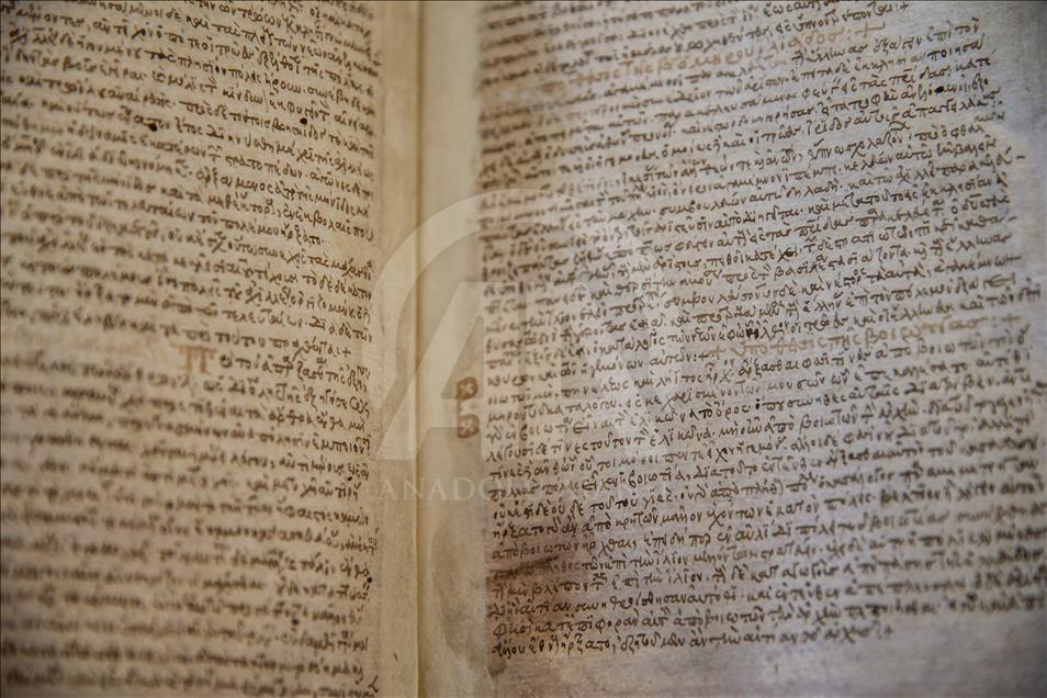13th-century copy of Homer's Iliad in Istanbul's Topkapi museum 