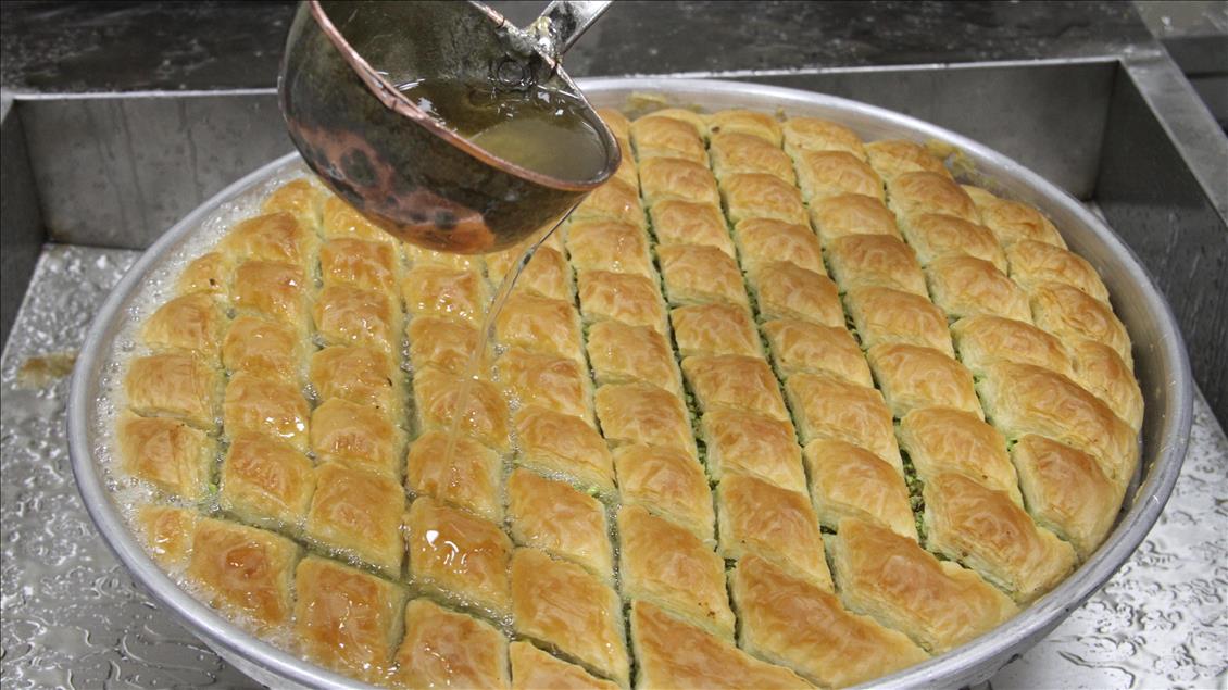 Gaziantepli baklavacılarda "bayram telaşı"