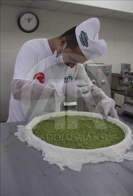 Gaziantepli baklavacılarda "bayram telaşı"
