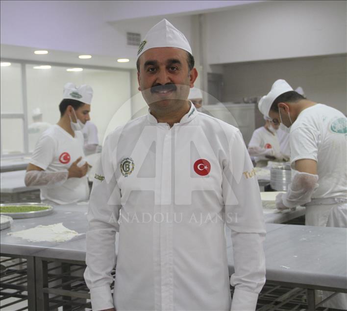 Gaziantepli baklavacılarda "bayram telaşı"