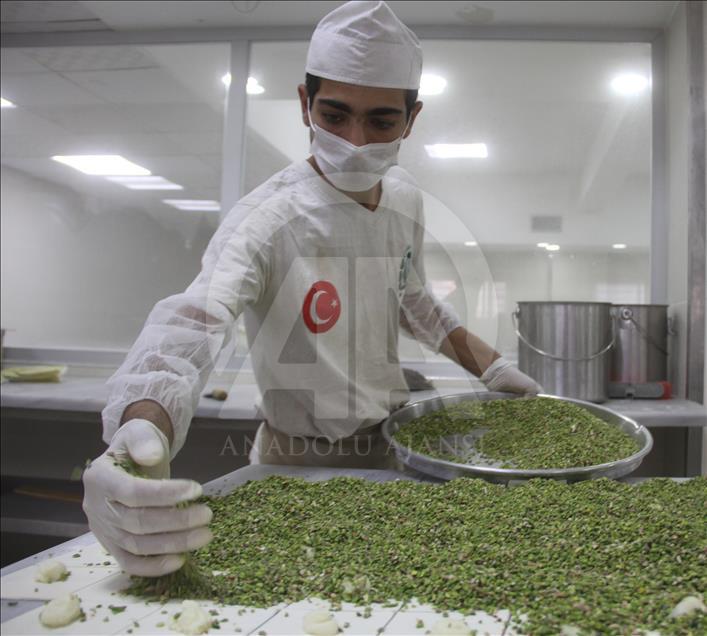 Gaziantepli baklavacılarda "bayram telaşı"