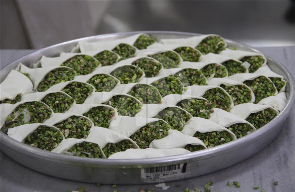 Gaziantepli baklavacılarda "bayram telaşı"