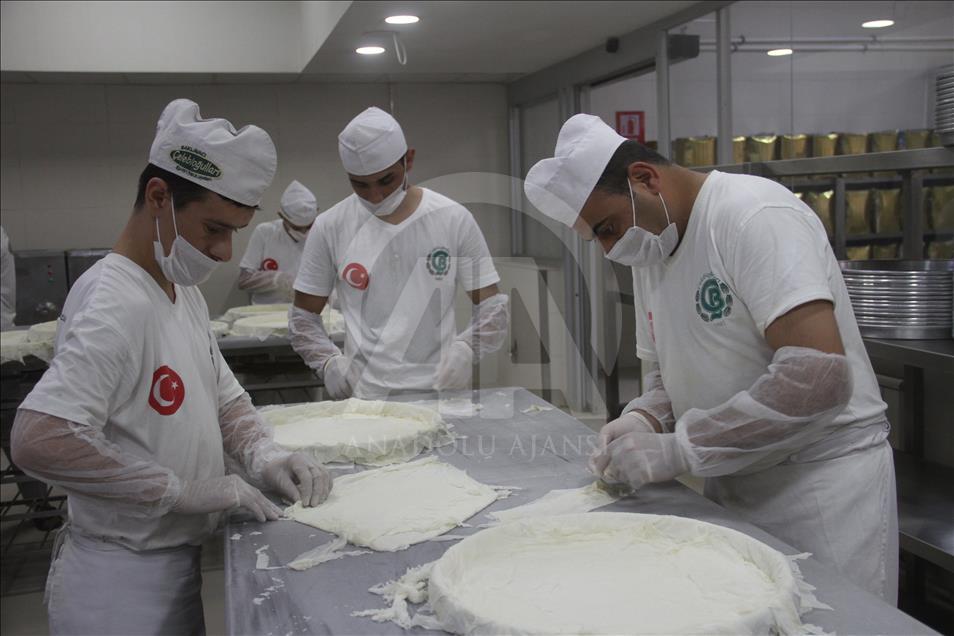 Gaziantepli baklavacılarda "bayram telaşı"