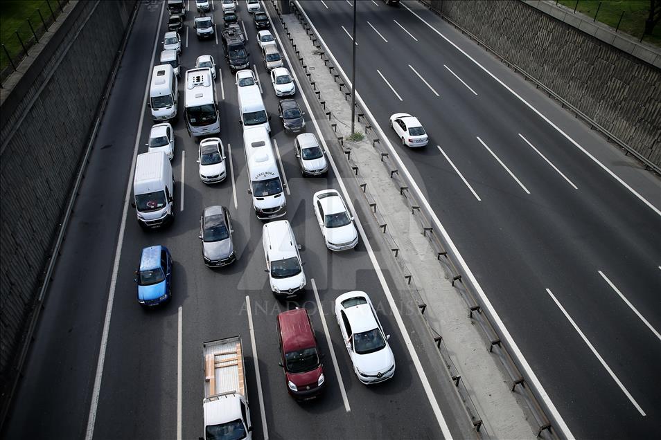 İstanbul'da bayram trafiği