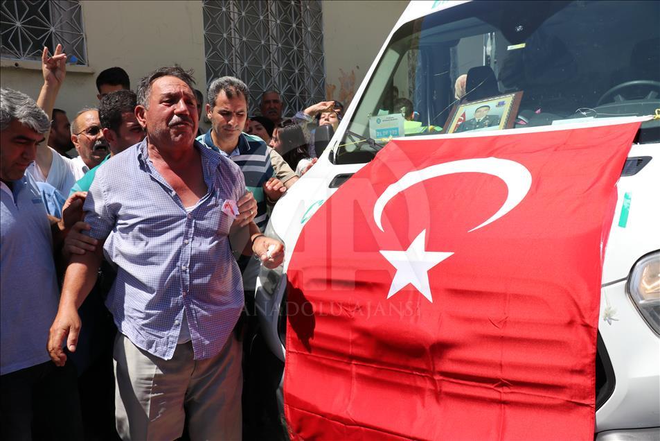 Şehitlerimizi uğurluyoruz