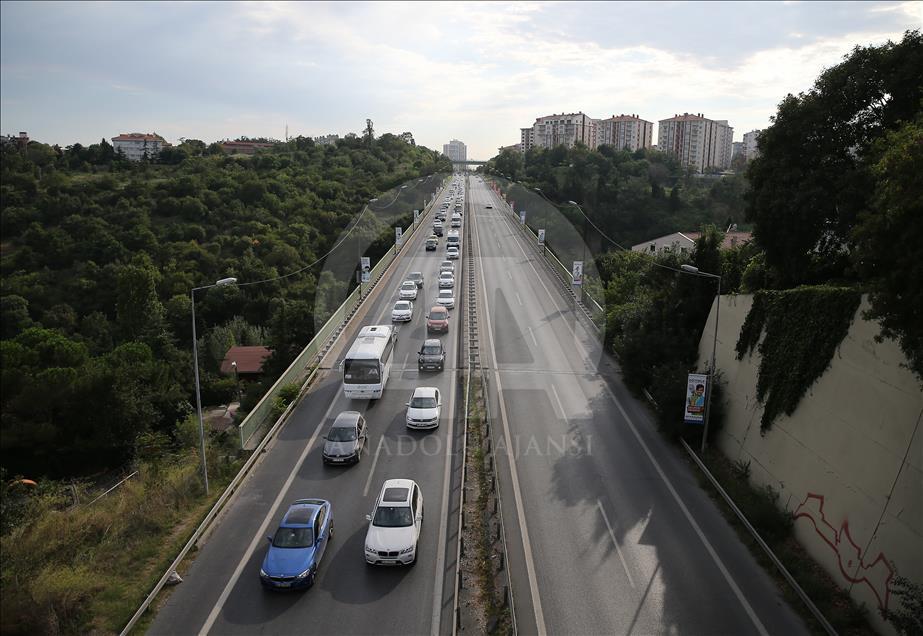 İstanbul'da bayram trafiği