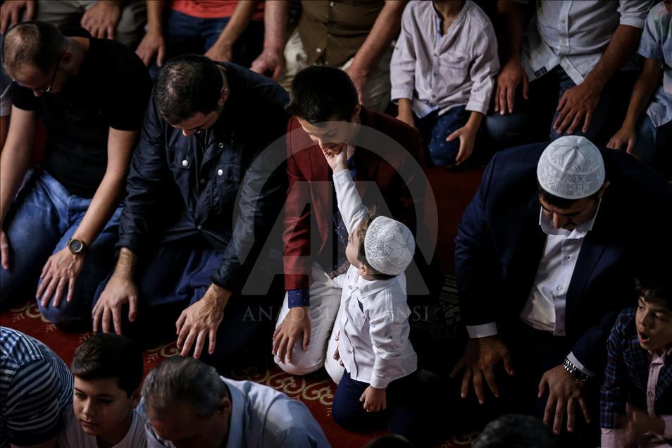 Eid Al-Adha Prayer in Turkey's Bursa 