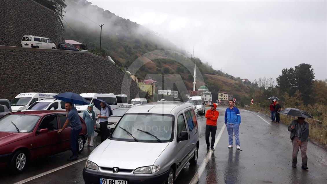 Trabzon'da şiddetli yağış