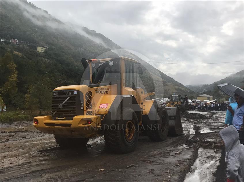 Trabzon'da şiddetli yağış