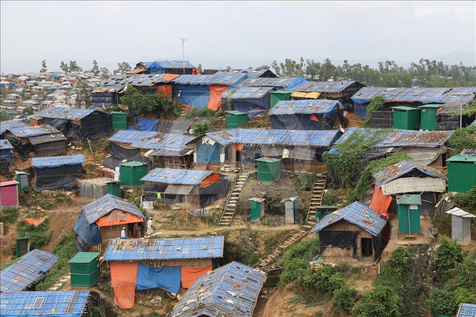 Cox's Bazar'da Türk kuruluşların yaptırdığı bambu evlerin sayısı artıyor
