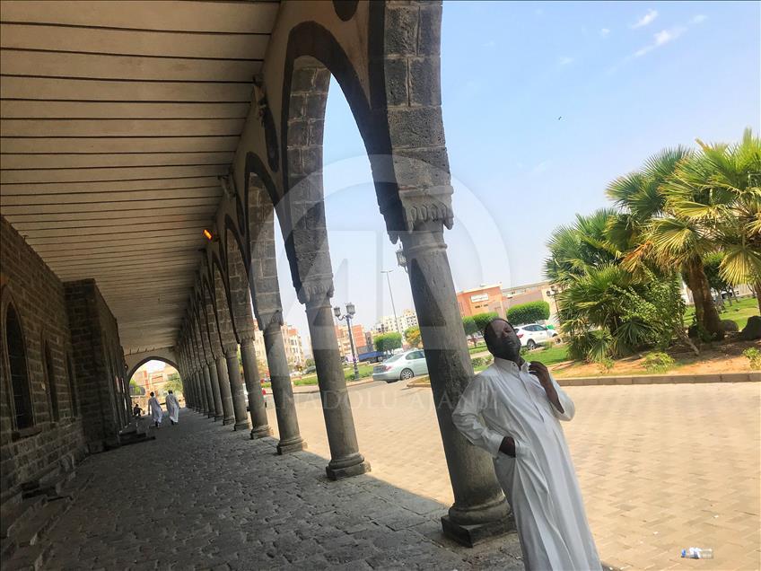 Estructuras históricas en Medina, Arabia Saudita