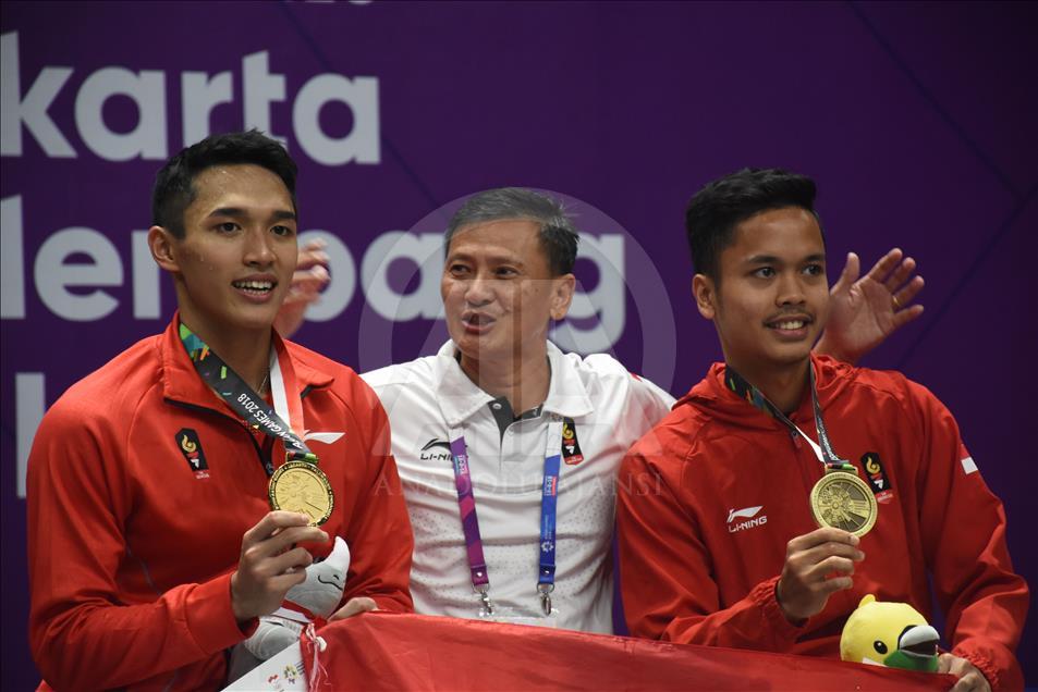 Indonesia sabet emas tunggal putra badminton Asian Games 2018