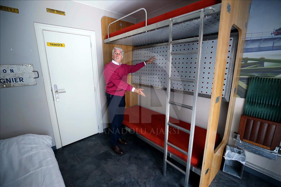 Hotel con concepto de tren en Bruselas