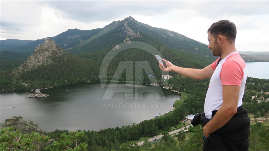Kazakistan'ın tatil merkezi Burabay'a turist ilgisi artıyor