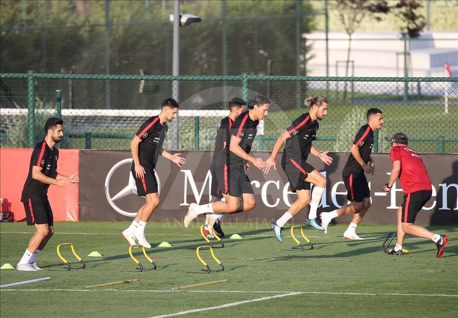 A Milli Futbol Takımı hazırlıklarını sürdürdü