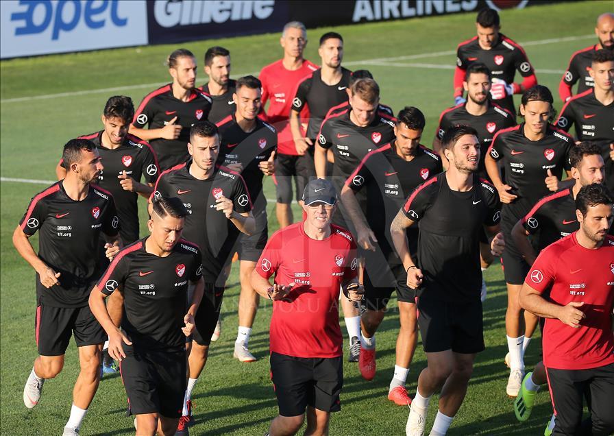 A Milli Futbol Takımı hazırlıklarını sürdürdü