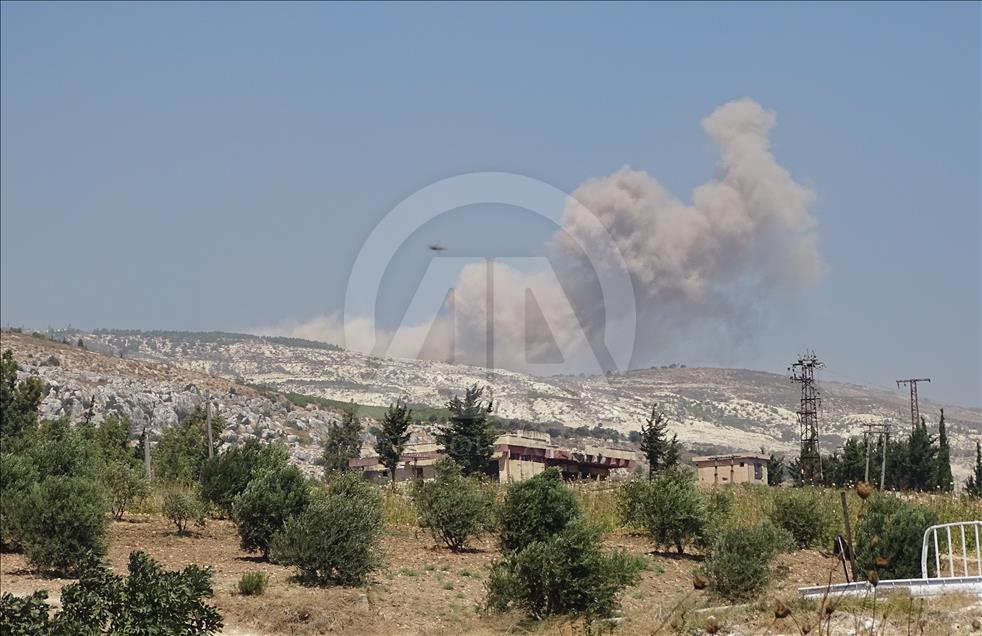 İdlib'e hava saldırısı
