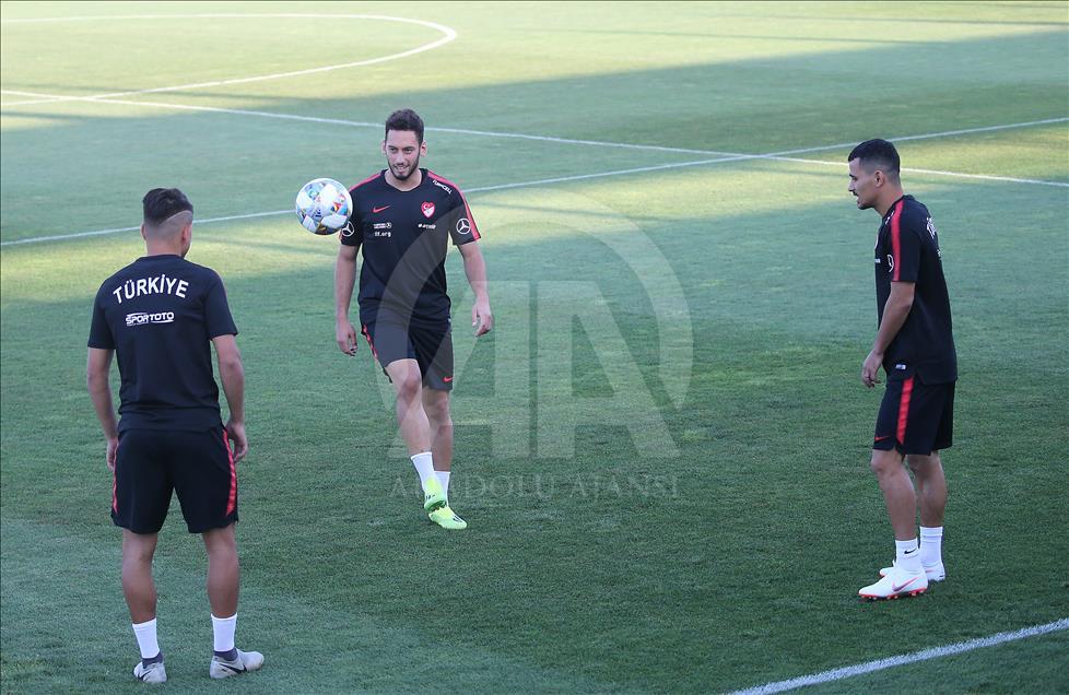 A Milli Futbol Takımı hazırlıklarını sürdürdü