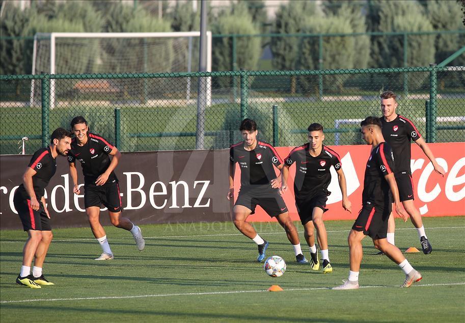 A Milli Futbol Takımı hazırlıklarını sürdürdü