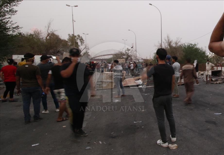 Irak'ın güneyindeki gösteriler