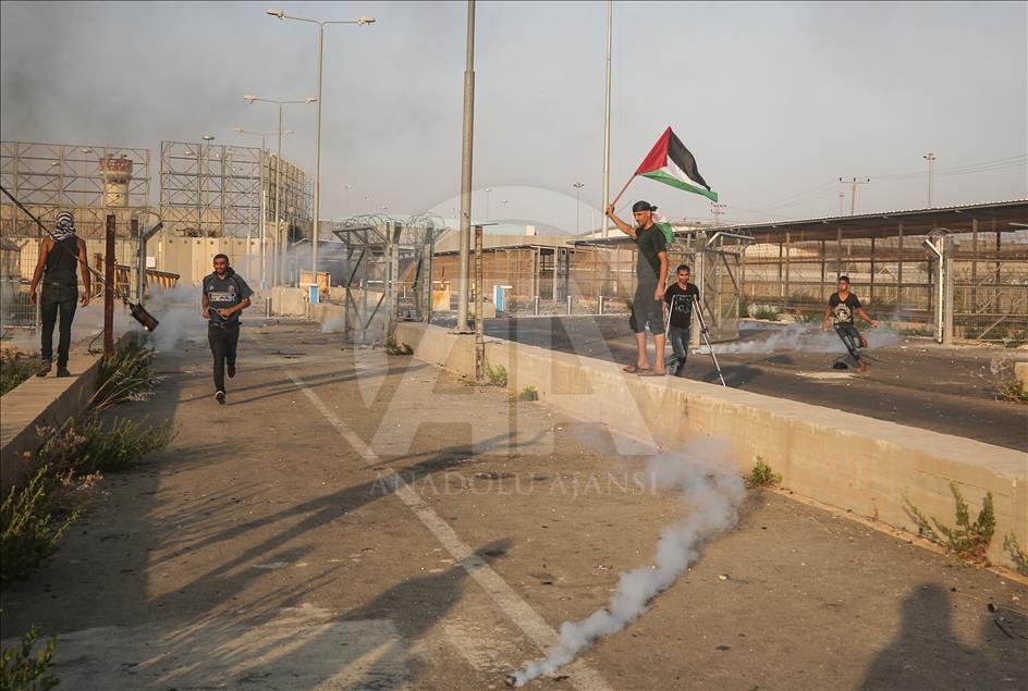 Pasukan Israel bubarkan demontrasi warga Palestina terhadap AS