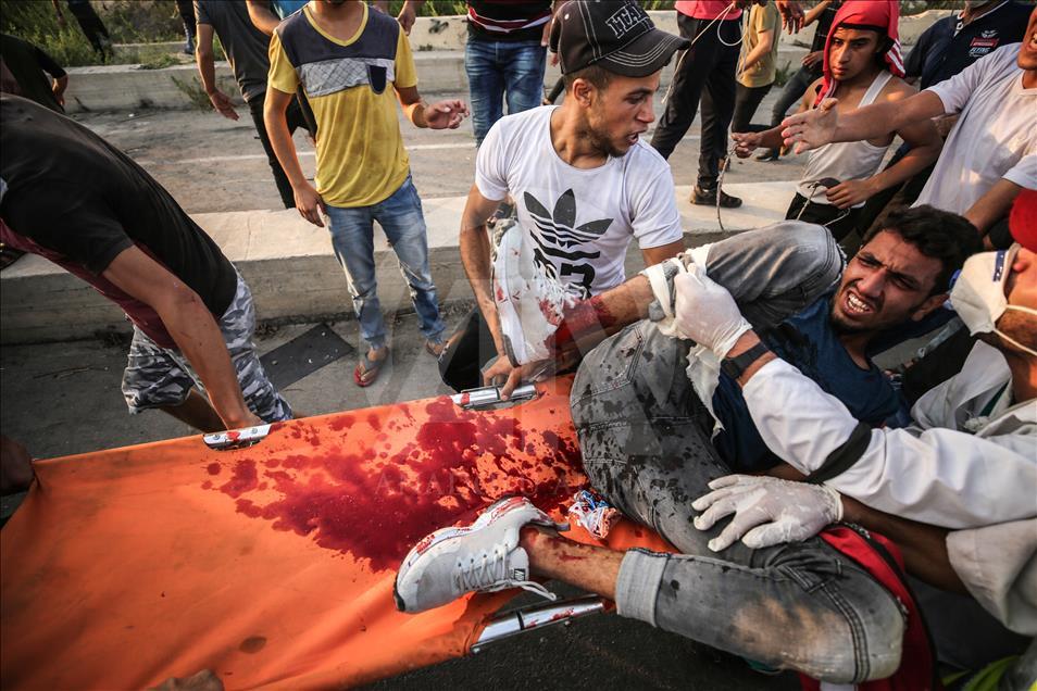 Pasukan Israel bubarkan demontrasi warga Palestina terhadap AS