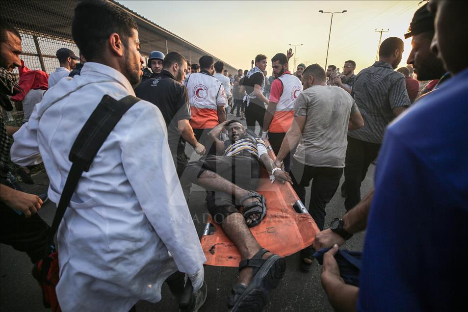 Pasukan Israel bubarkan demontrasi warga Palestina terhadap AS
