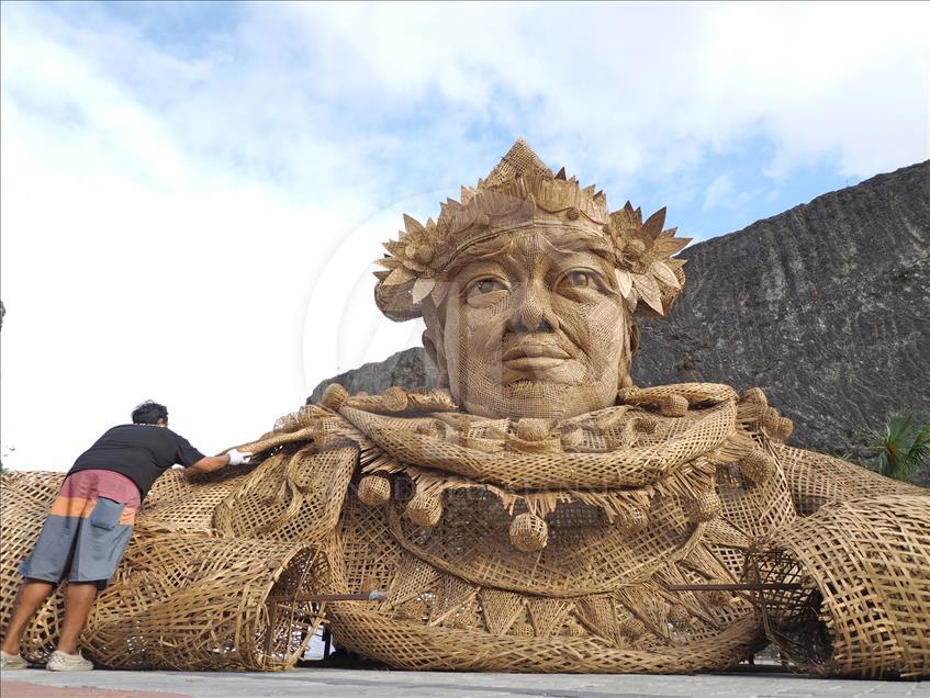 Patung raksasa organik dari Bali