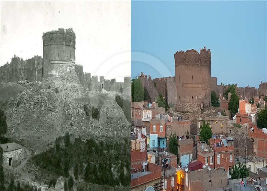 Tarihi yapıların asırlık yolculuğu aynı kadrajdan görüntülendi