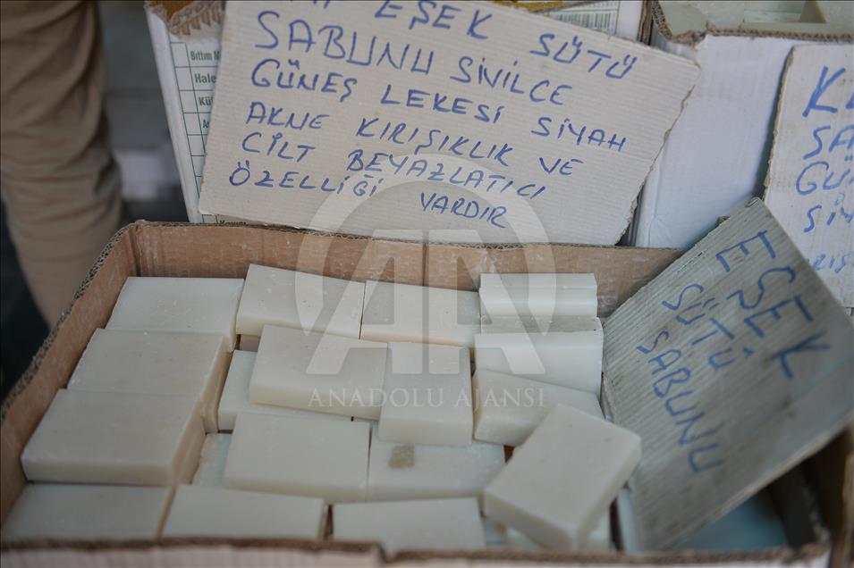 Mardin'de 200'ü aşkın doğal sabun çeşidi üretiliyor