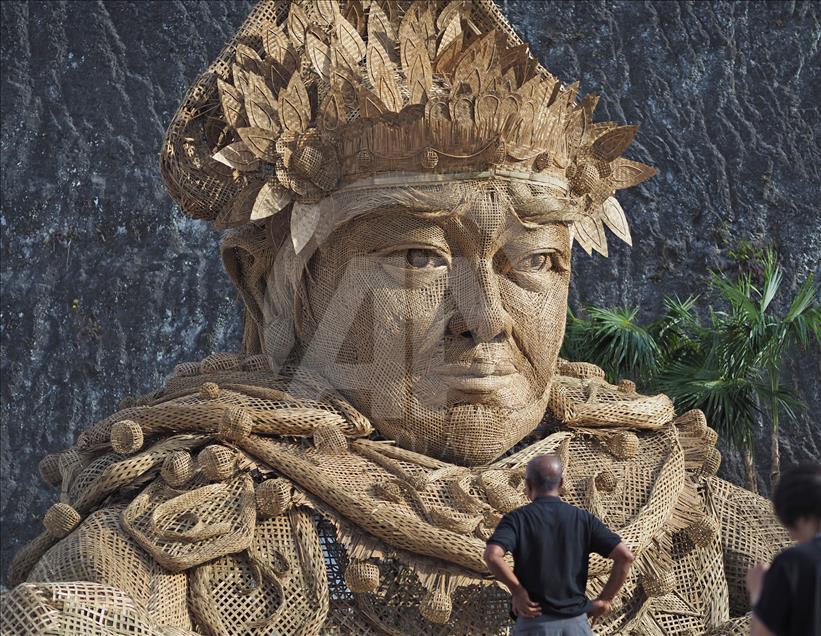 Patung raksasa organik dari Bali
