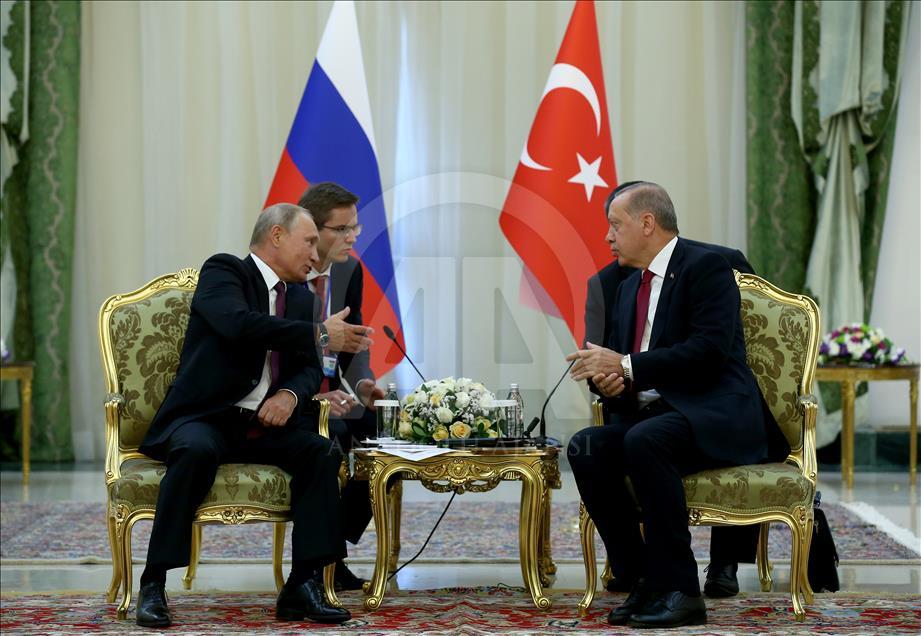 Erdoğan-Putin görüşmesi başladı
