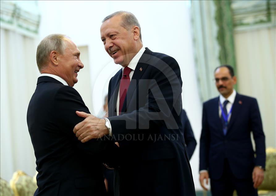Erdoğan-Putin görüşmesi başladı
