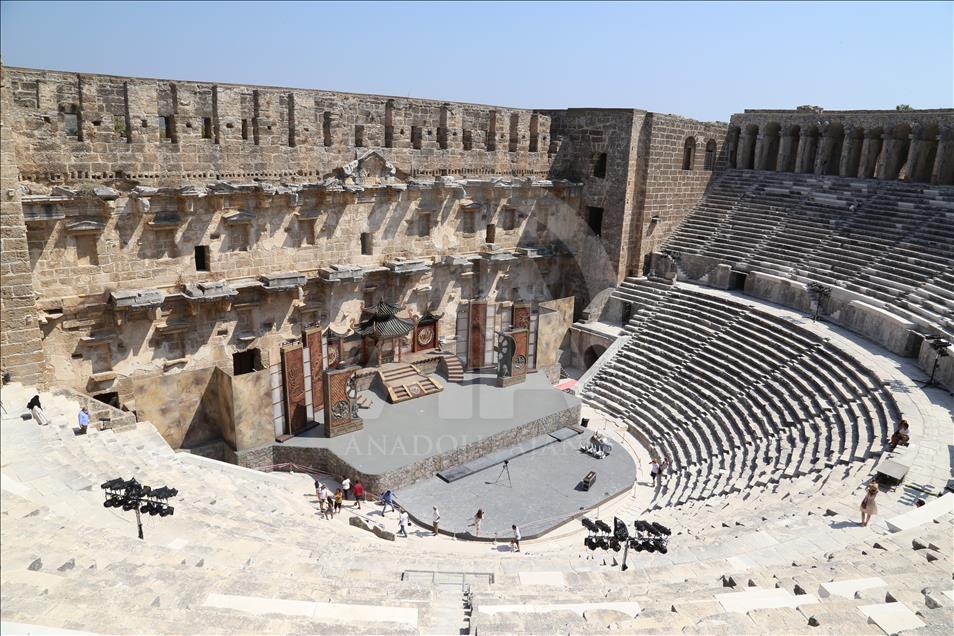 "Mühendislik harikası" Aspendos asırlara meydan okuyor