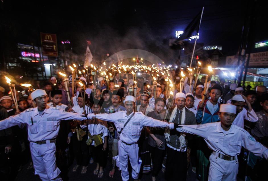 Pawai sejuta obor sambut tahun baru Islam, di Bogor