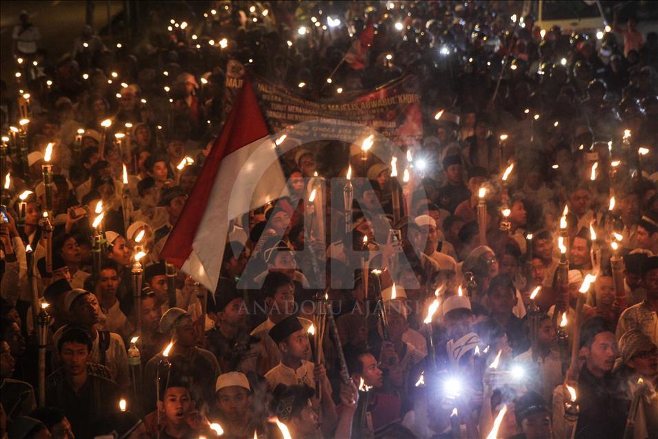 Pawai sejuta obor sambut tahun baru Islam, di Bogor