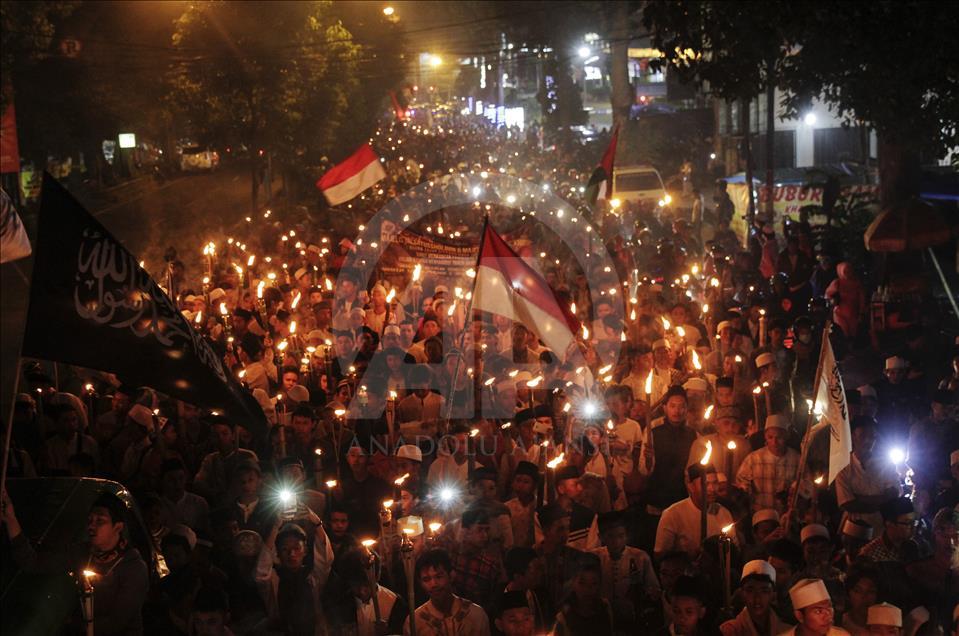 Pawai sejuta obor sambut tahun baru Islam, di Bogor
