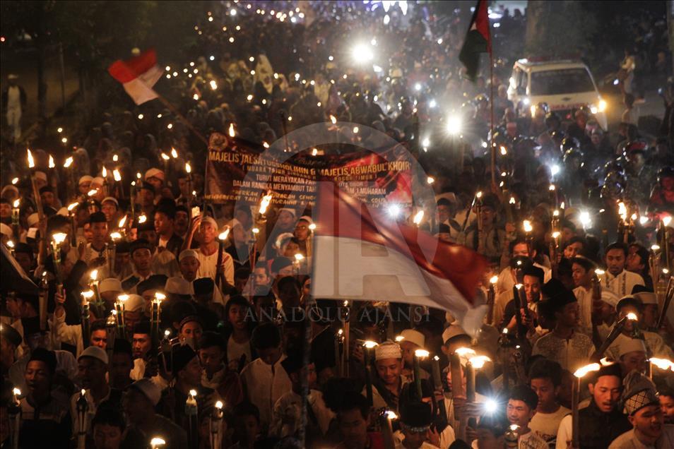 Pawai sejuta obor sambut tahun baru Islam, di Bogor