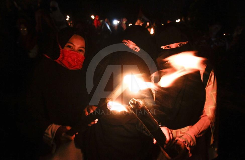 Pawai sejuta obor sambut tahun baru Islam, di Bogor