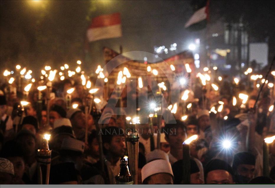 Pawai sejuta obor sambut tahun baru Islam, di Bogor