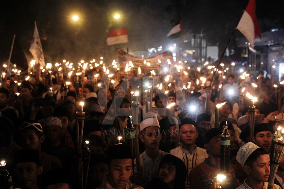 Pawai sejuta obor sambut tahun baru Islam, di Bogor