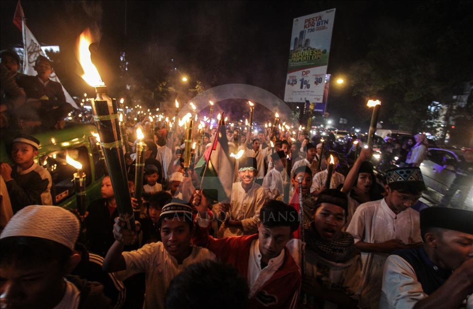 Pawai sejuta obor sambut tahun baru Islam, di Bogor
