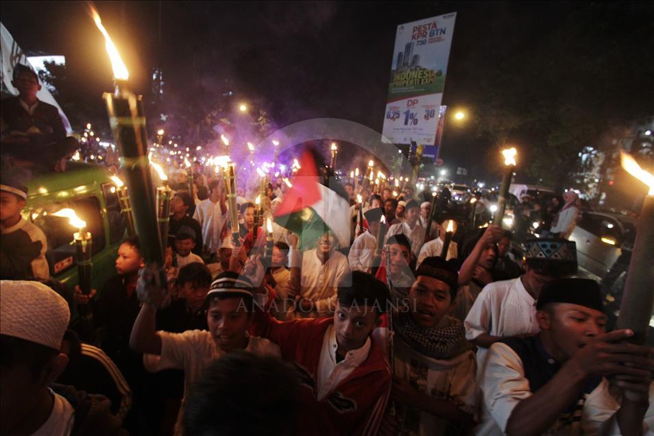 Pawai sejuta obor sambut tahun baru Islam, di Bogor