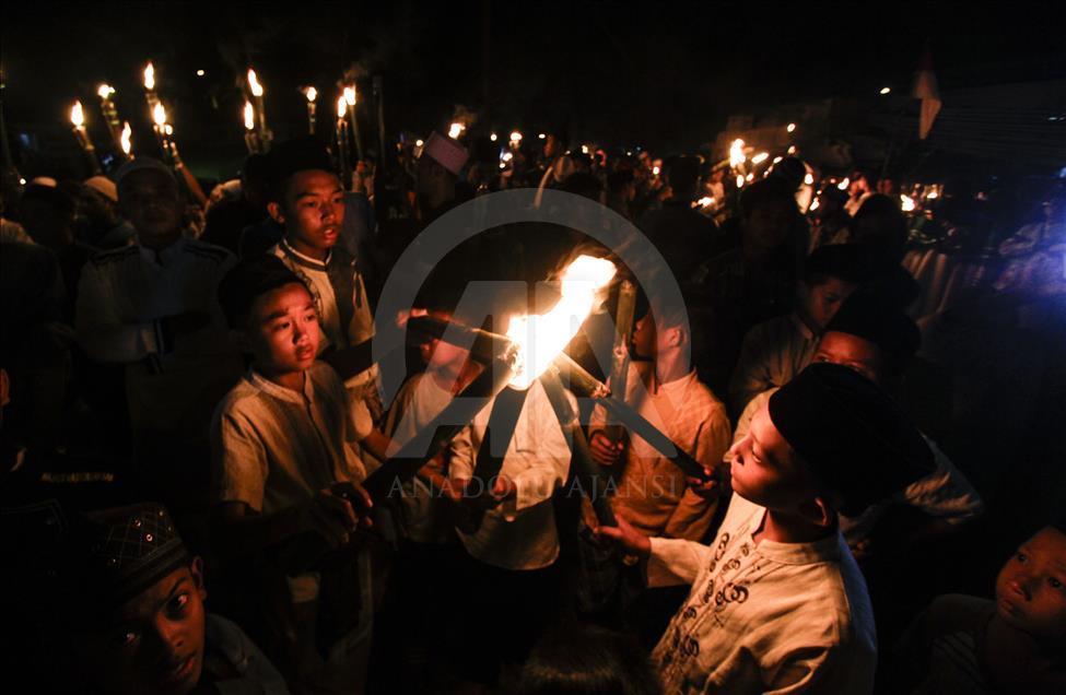 Pawai sejuta obor sambut tahun baru Islam, di Bogor